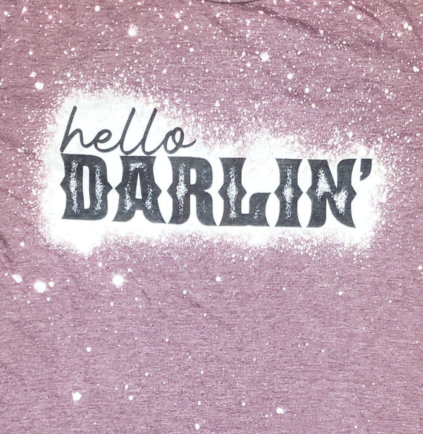 Hello Darlin' Bleached T-Shirt
