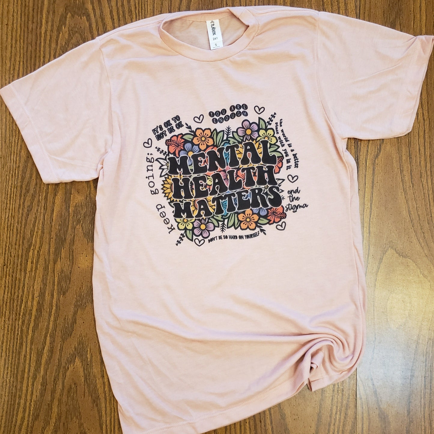 Mental Health Matters Floral T-Shirt