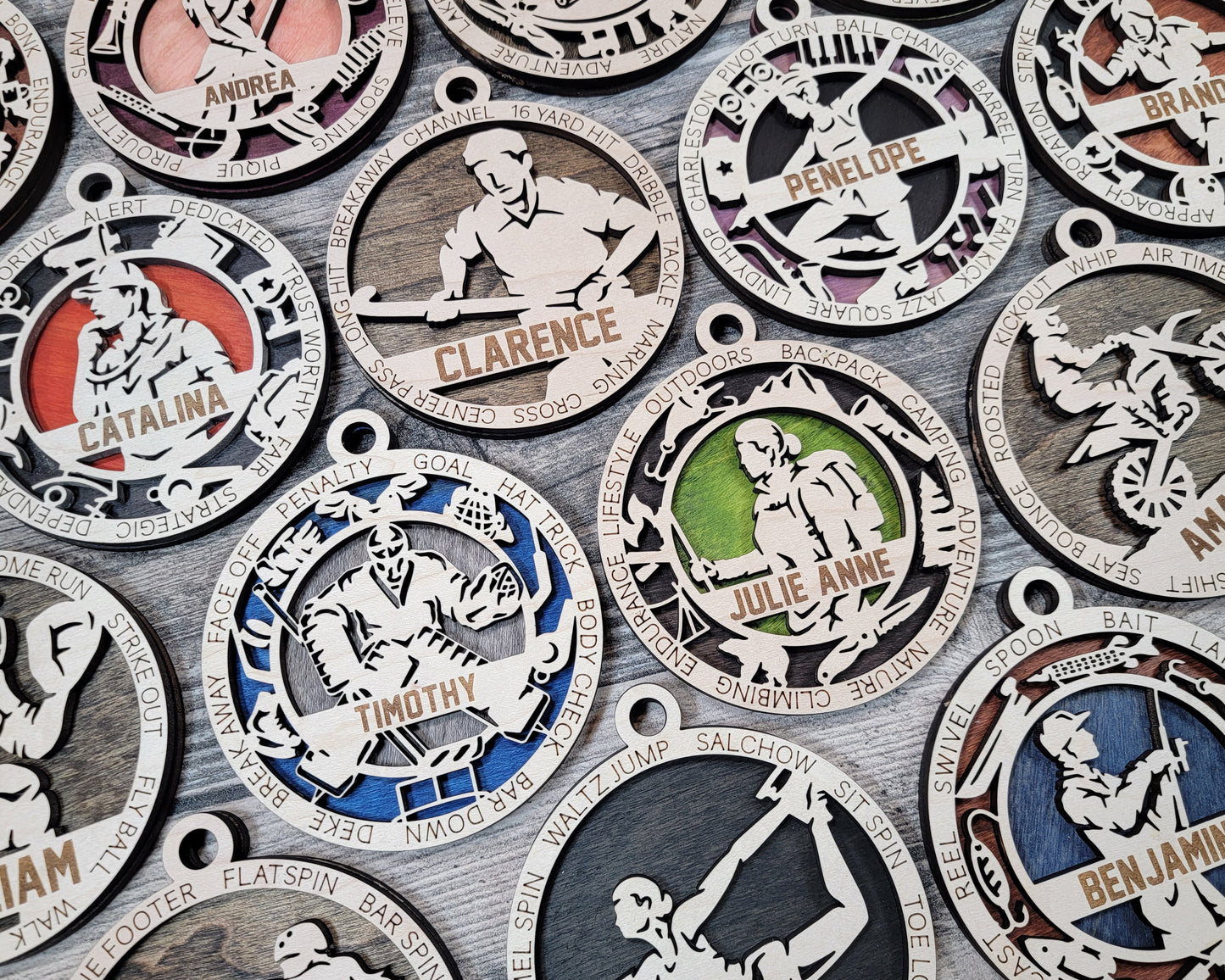 Camping Ornament Personalized