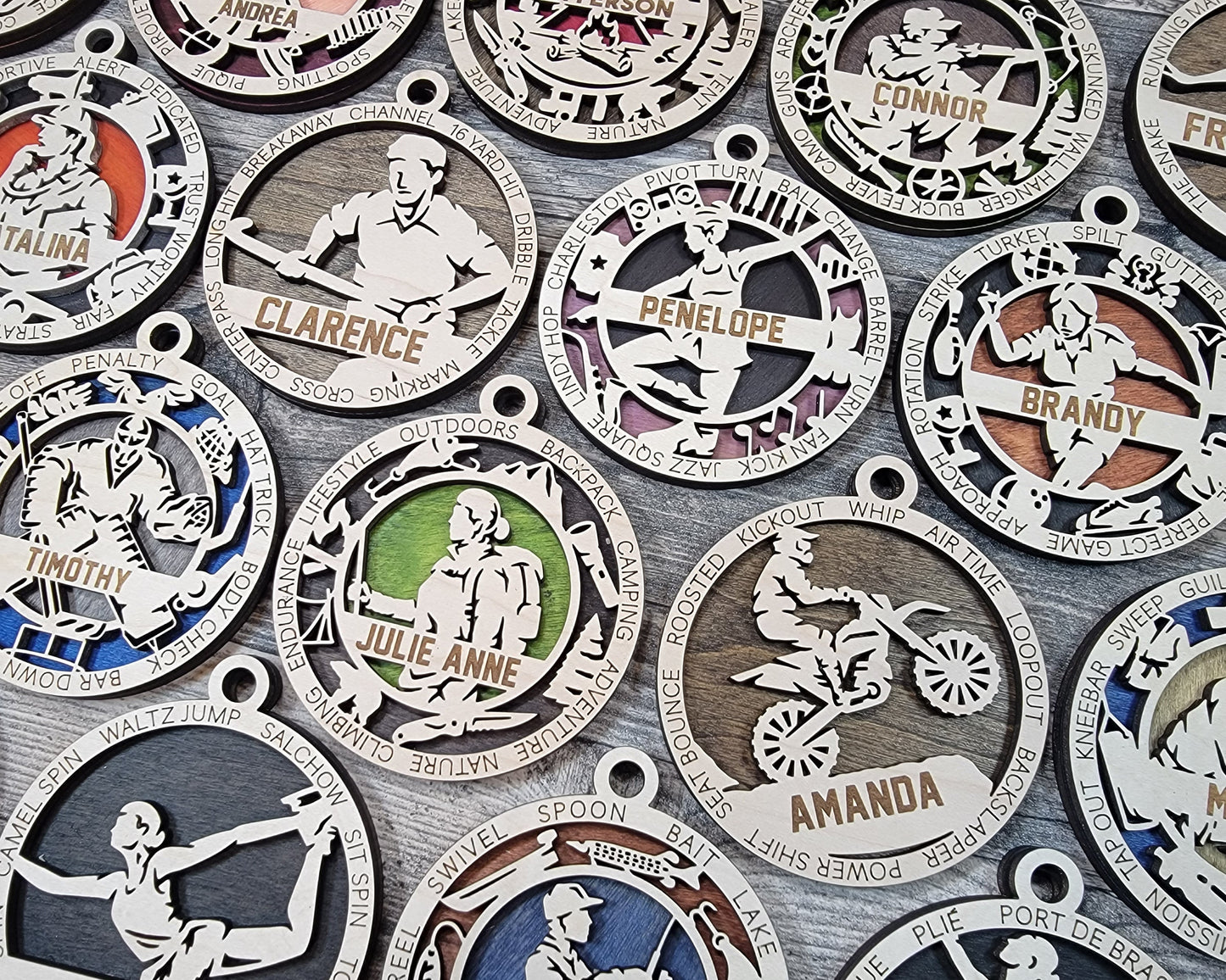 Male BMX Ornament Personalized