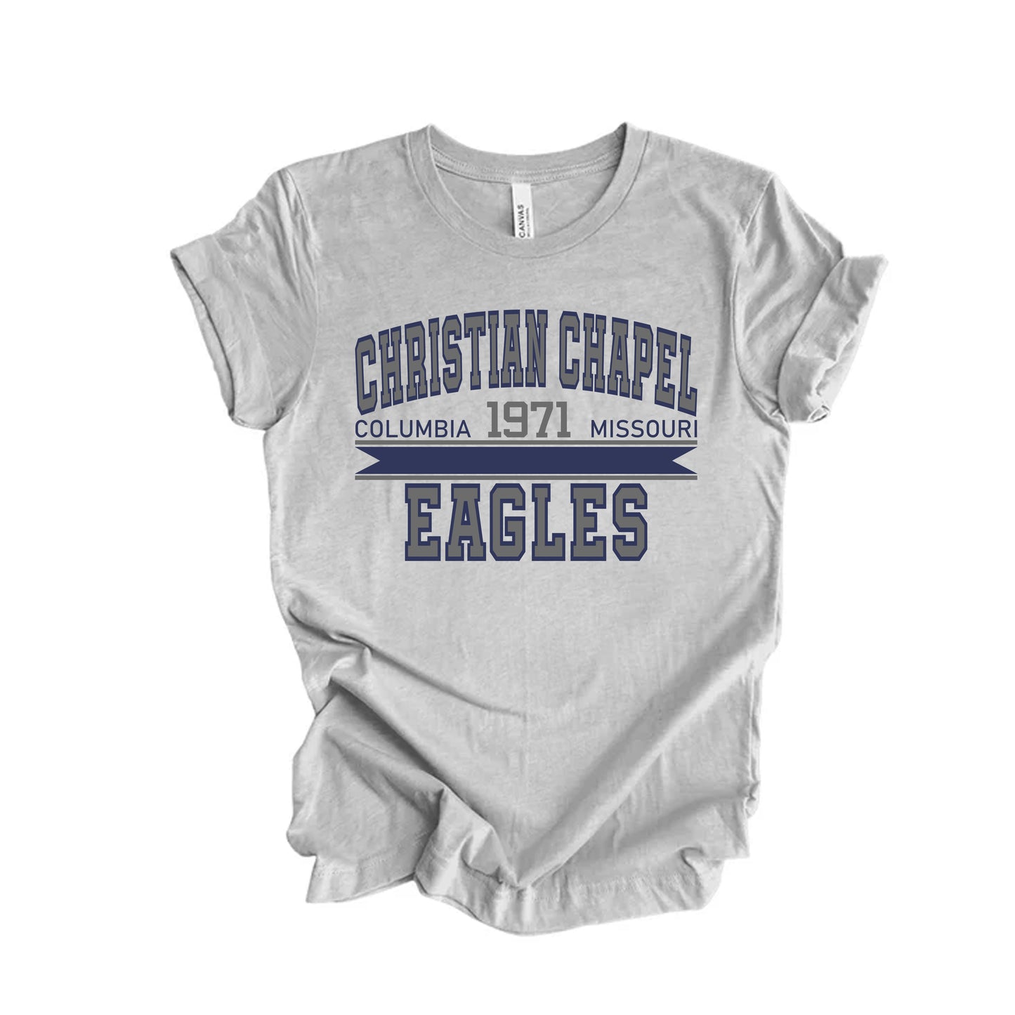 Christian Chapel Est 1971 Adult T-Shirt