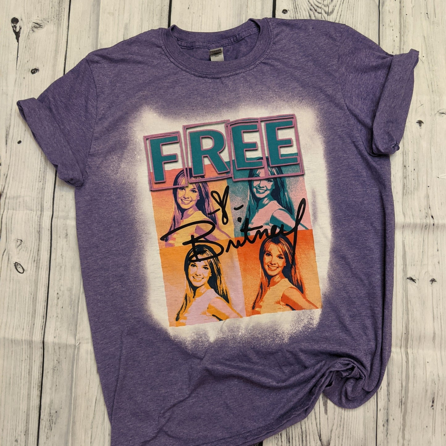 Free Britney Bleached T-Shirt