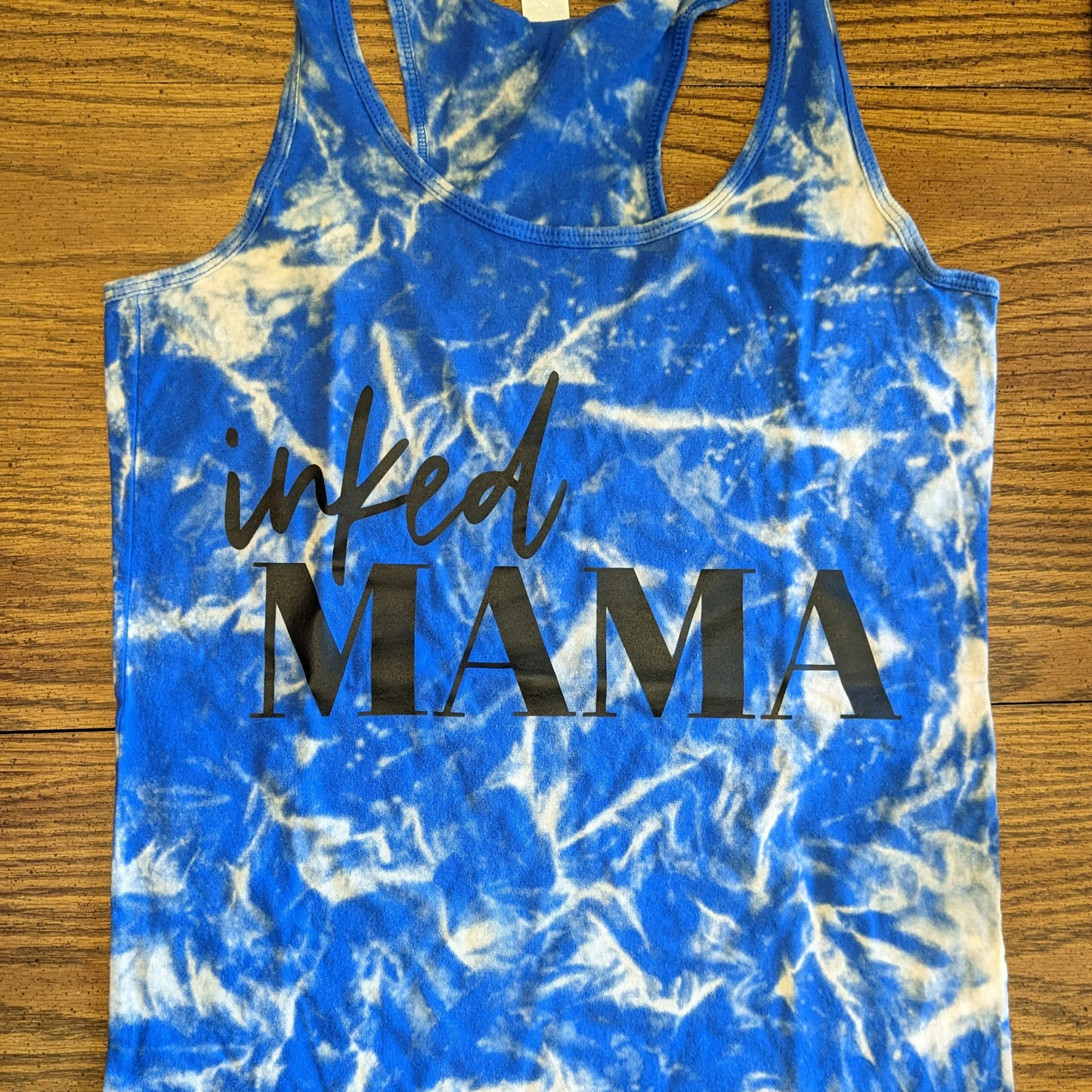Inked Mama Bleached Racerback Tank
