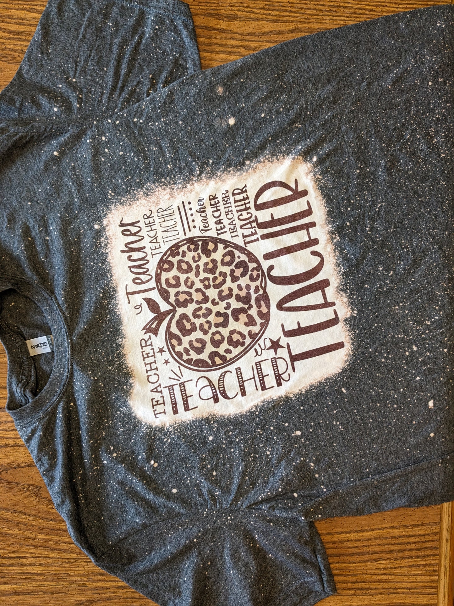 Teacher Bleached T-Shirt
