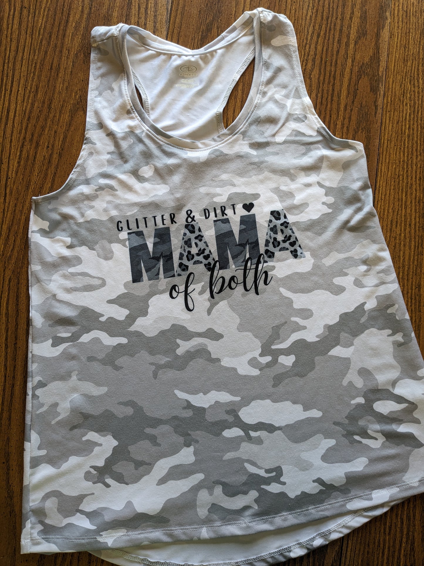 Glitter and Dirt Mama of Both Tank top