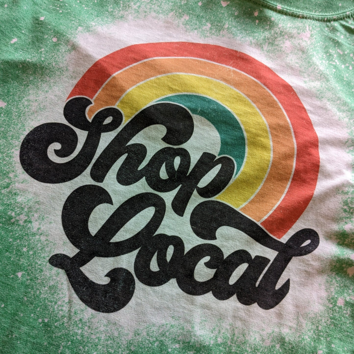 Shop Local Bleached T-Shirt