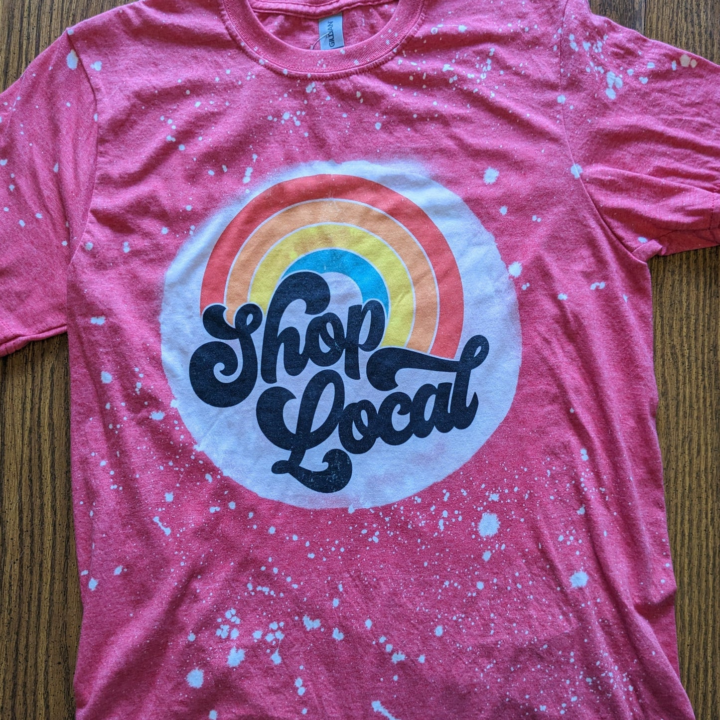 Shop Local Bleached T-Shirt
