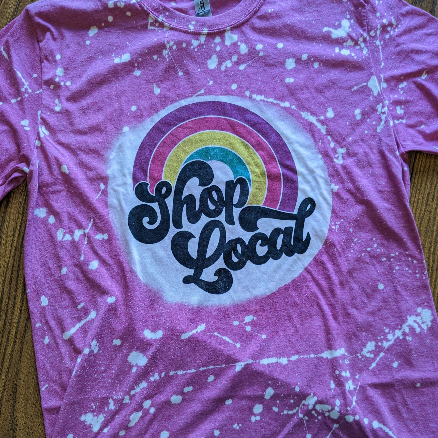Shop Local Bleached T-Shirt