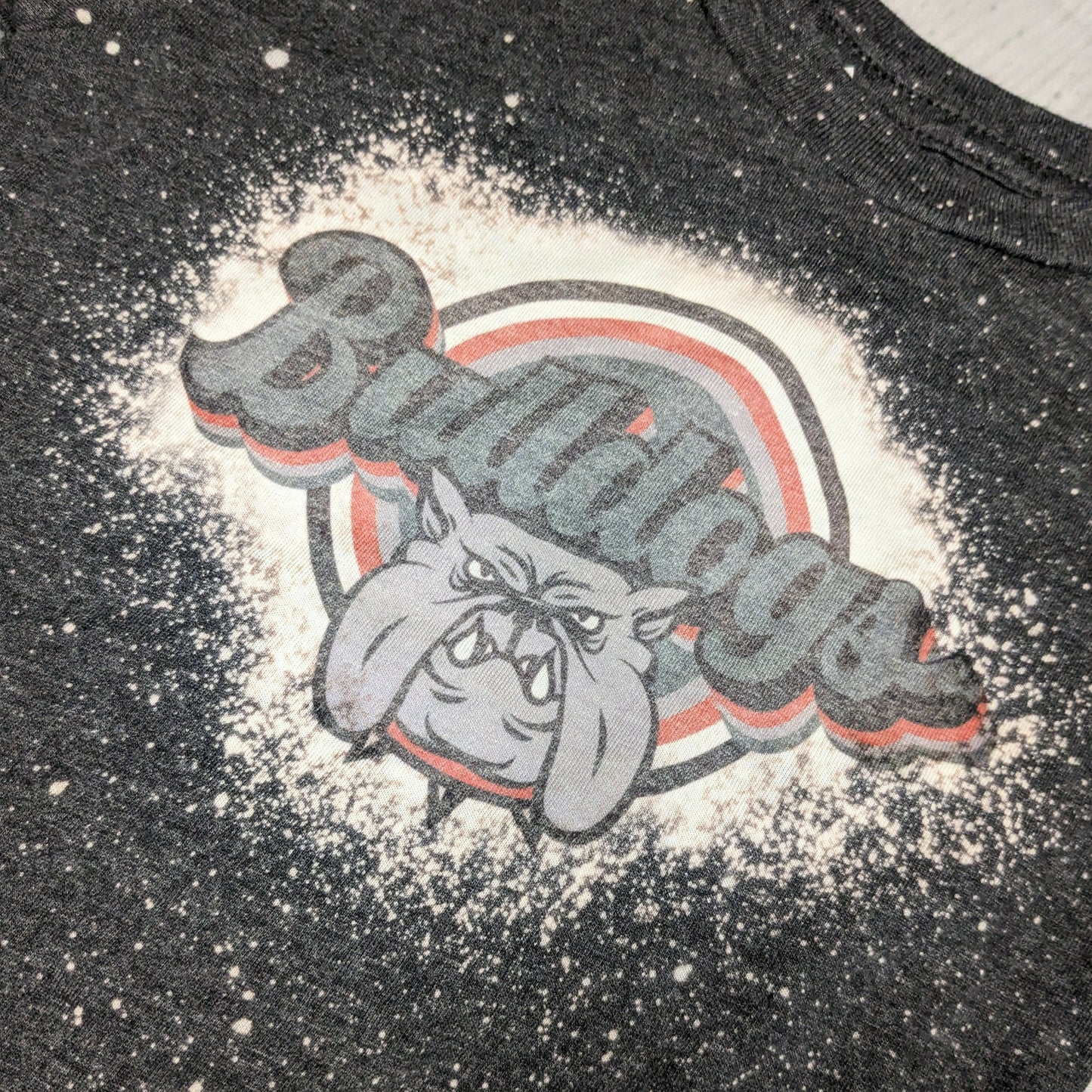 Bulldogs Toddler Bleached T-shirt