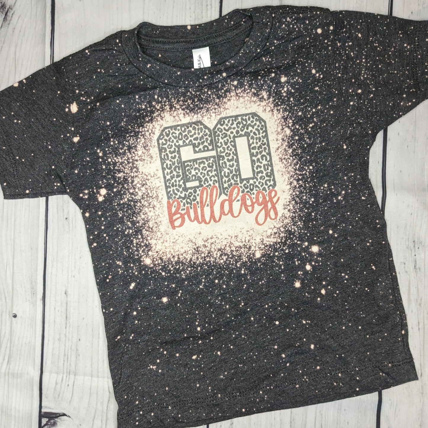 Go Bulldogs Toddler Bleached T-shirt