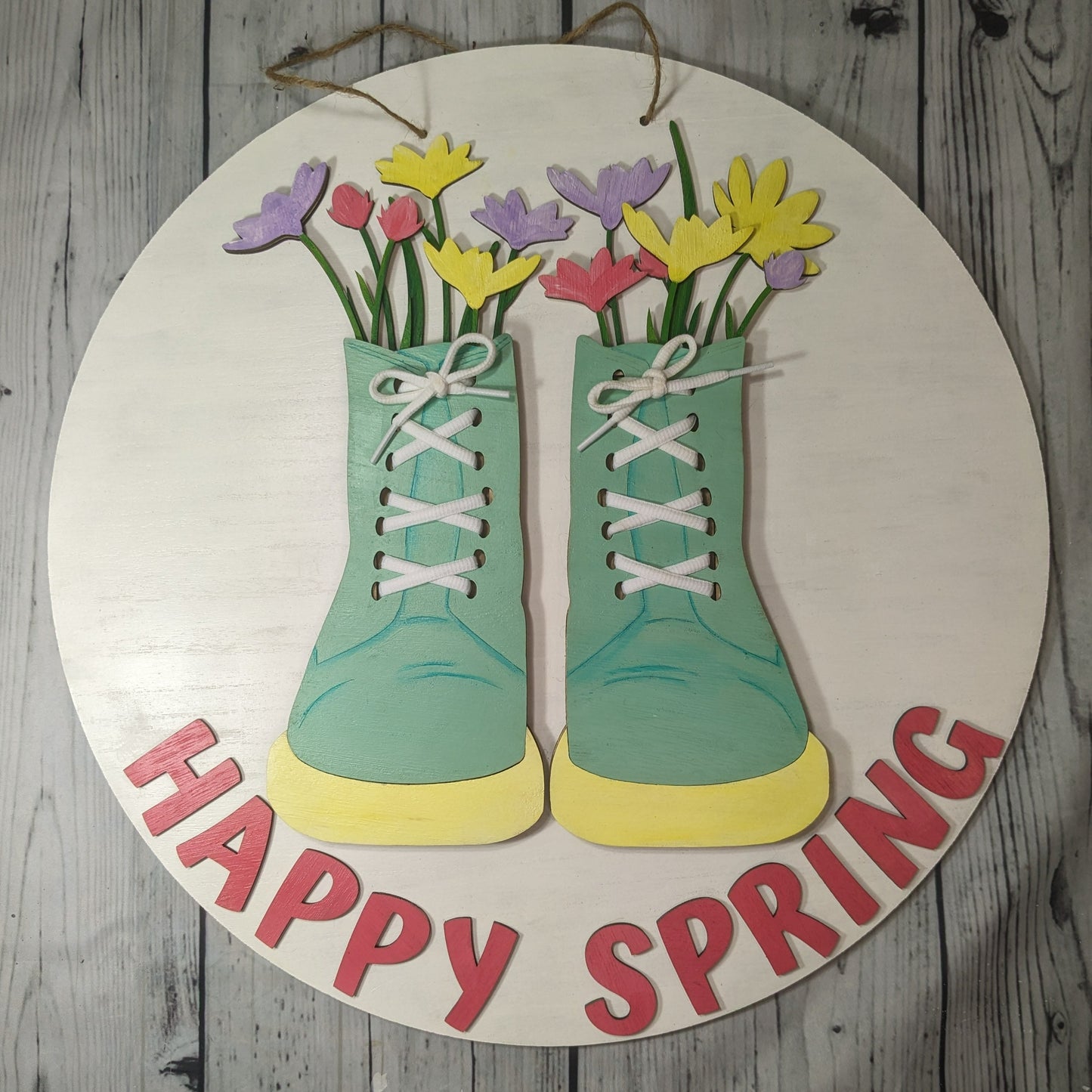 Happy Spring Door Sign