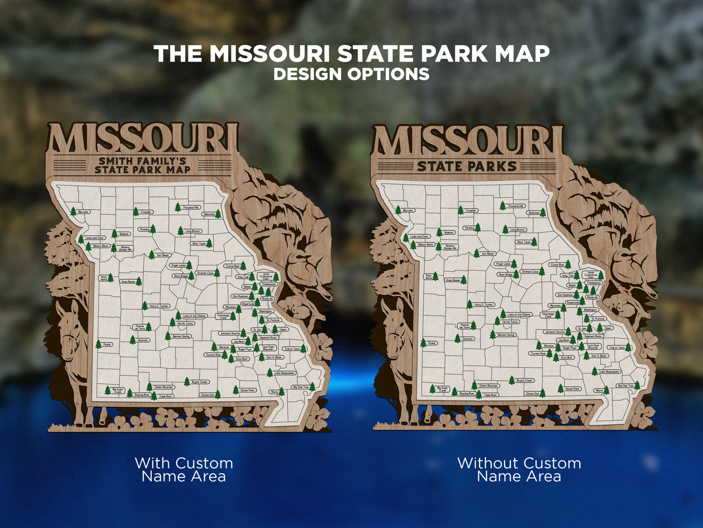 Missouri State Park Travel Map