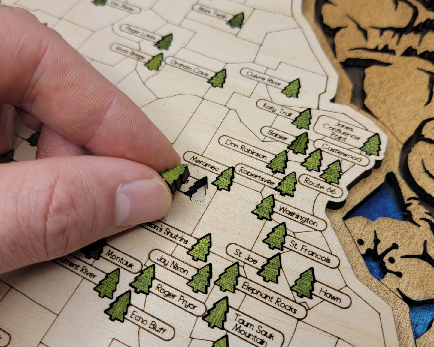 Missouri State Park Travel Map