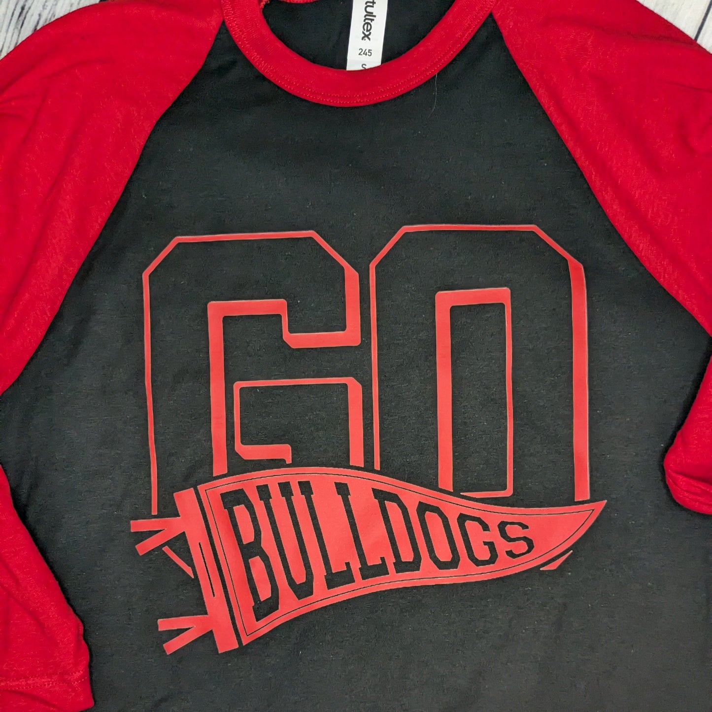 Go Bulldogs Raglan