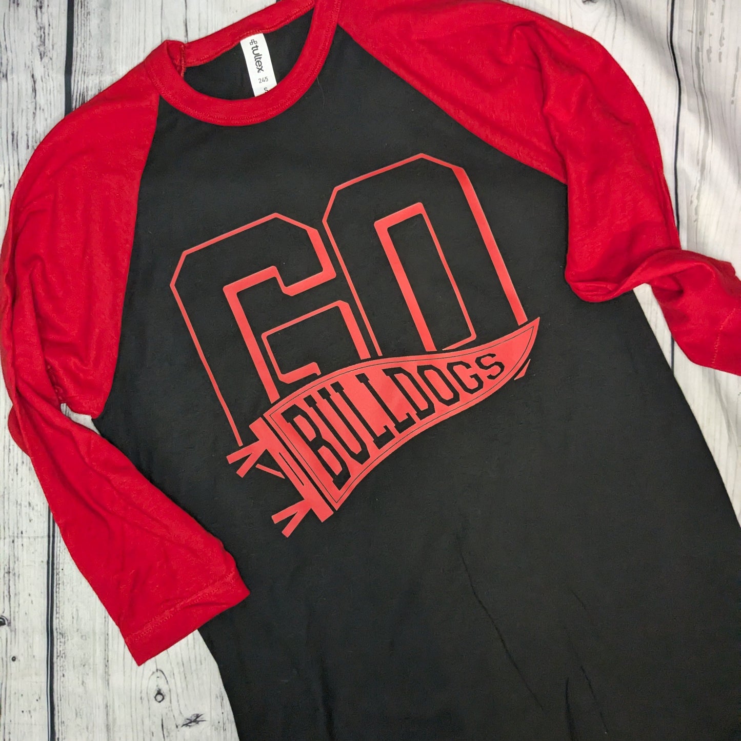 Go Bulldogs Raglan