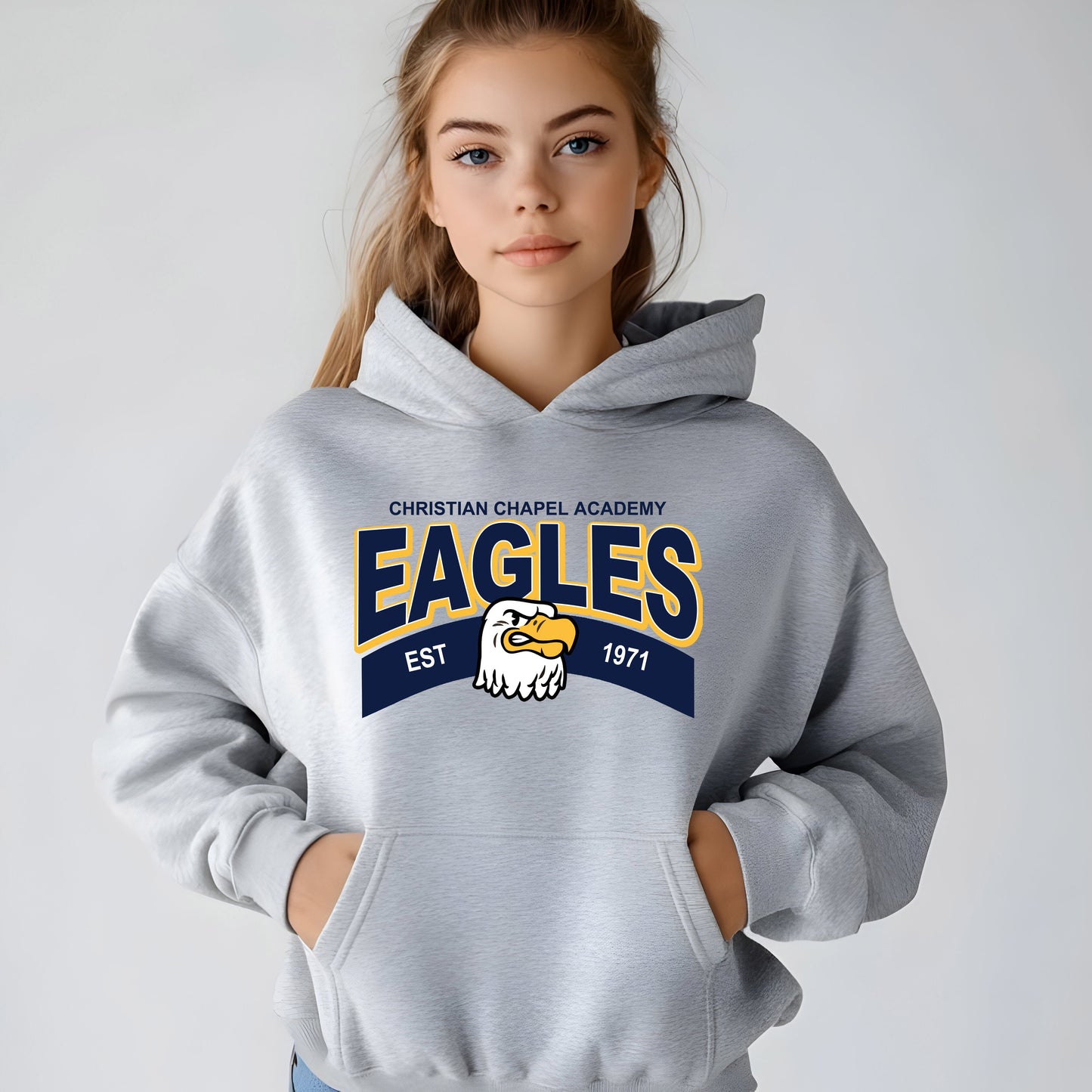 Old School Eagles Hoodie/Crewneck