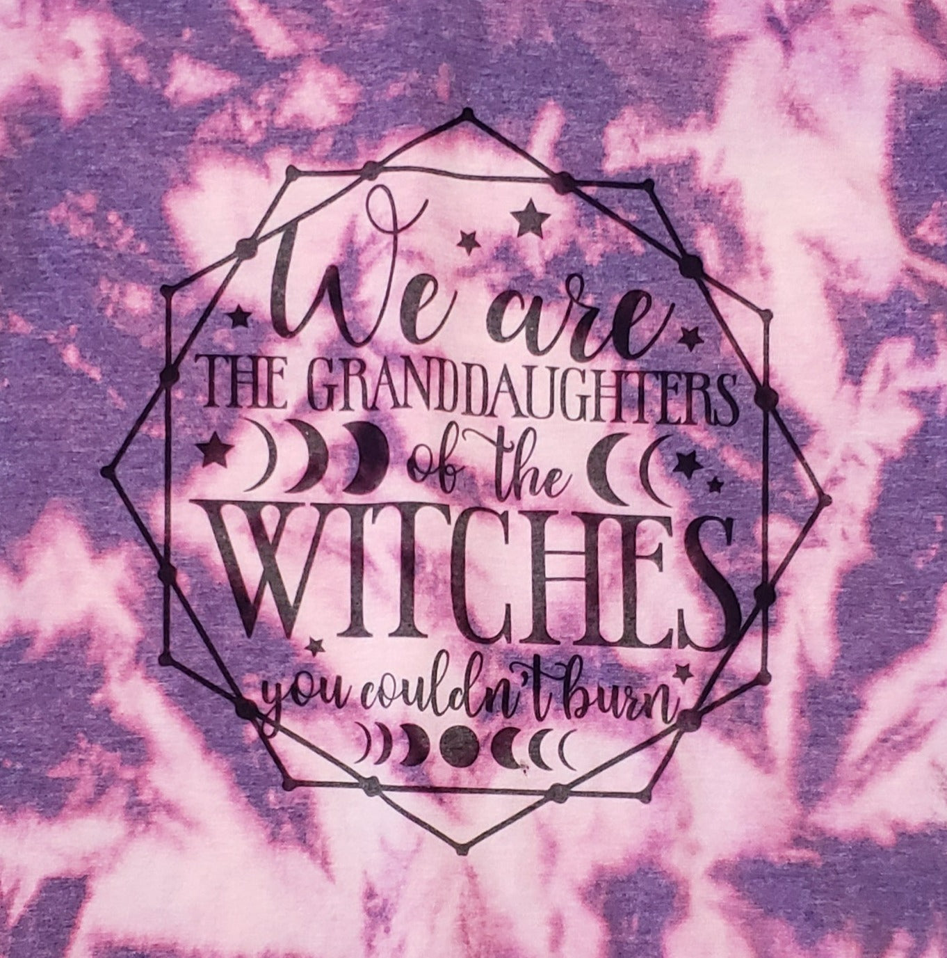 We are the Granddaughters of the Witches Bleached T-Shirt