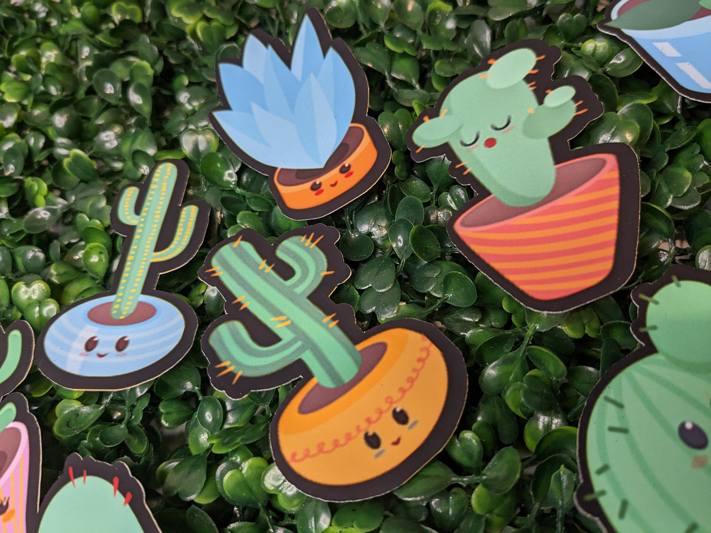 Cute Cactus Sticker Pack