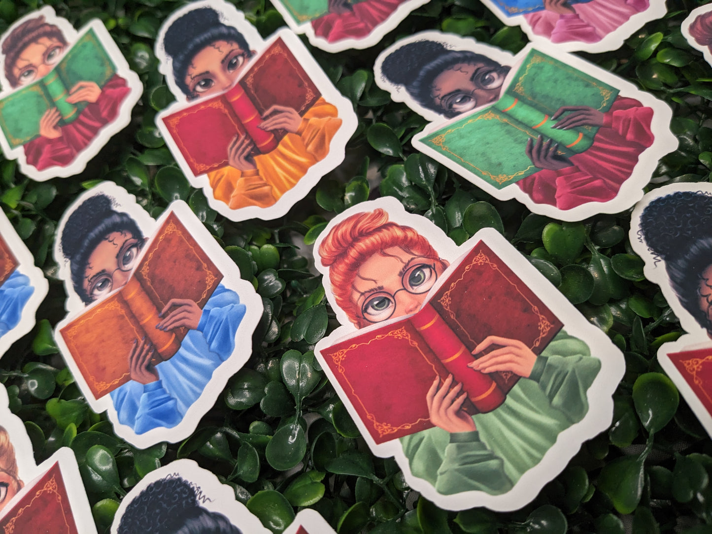 Book Girls Sticker Pack