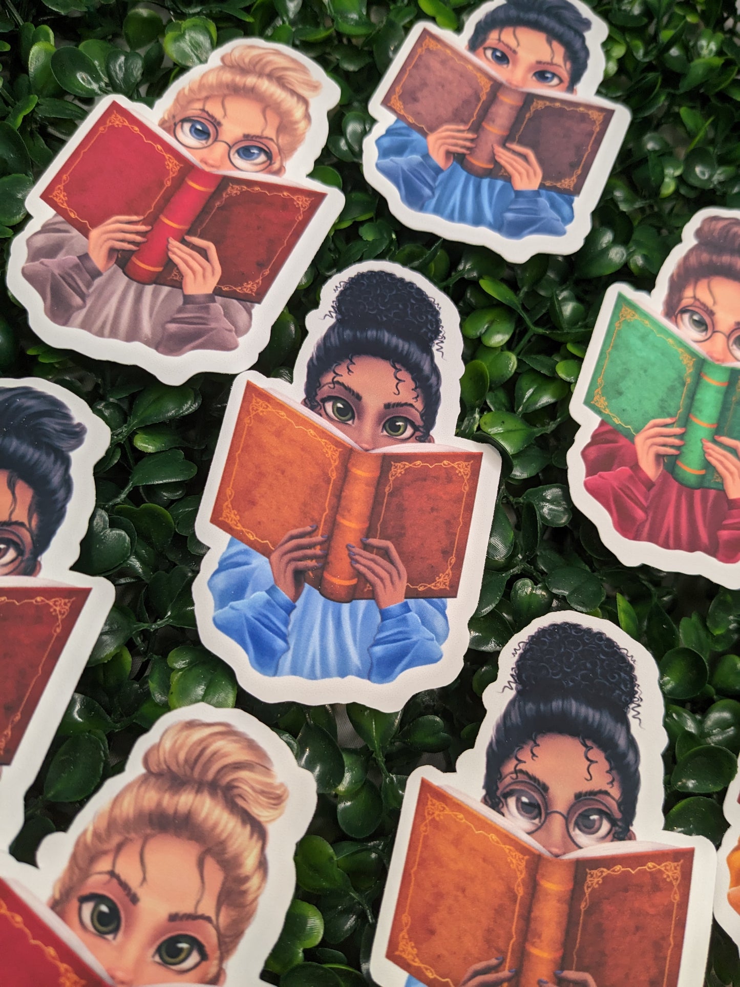 Book Girls Sticker Pack
