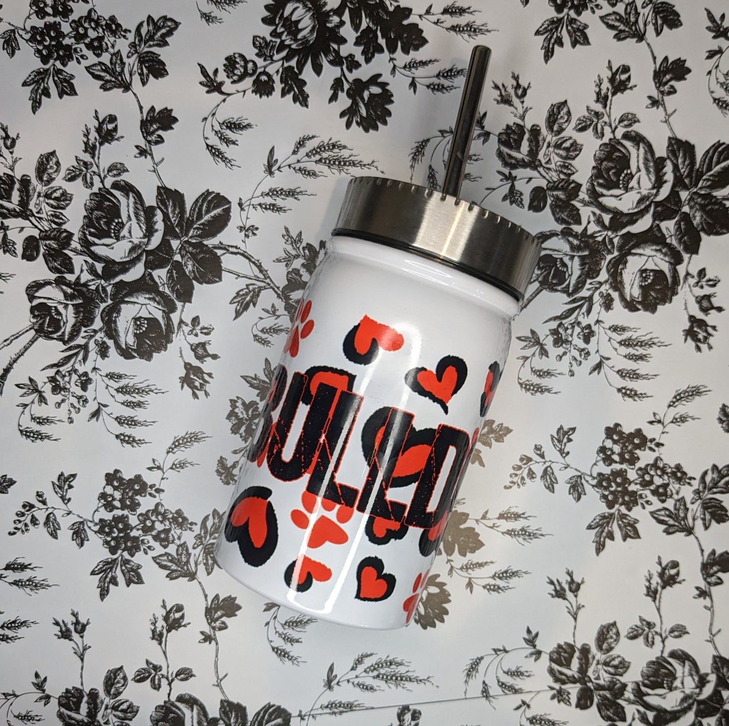 Bulldog Mason Jar Tumbler