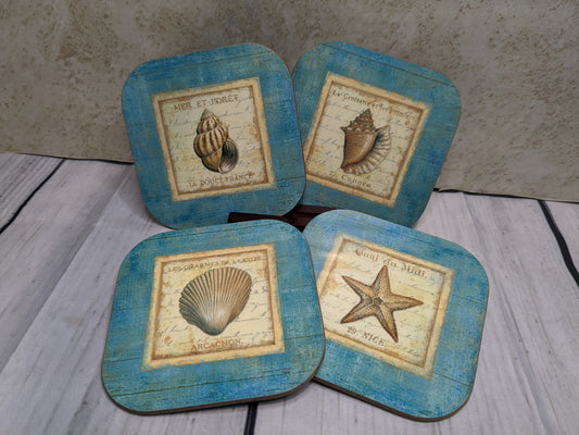Nautical Coaster Set with Stand