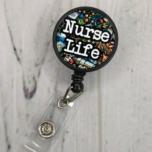 Nurse Life Badge Reel