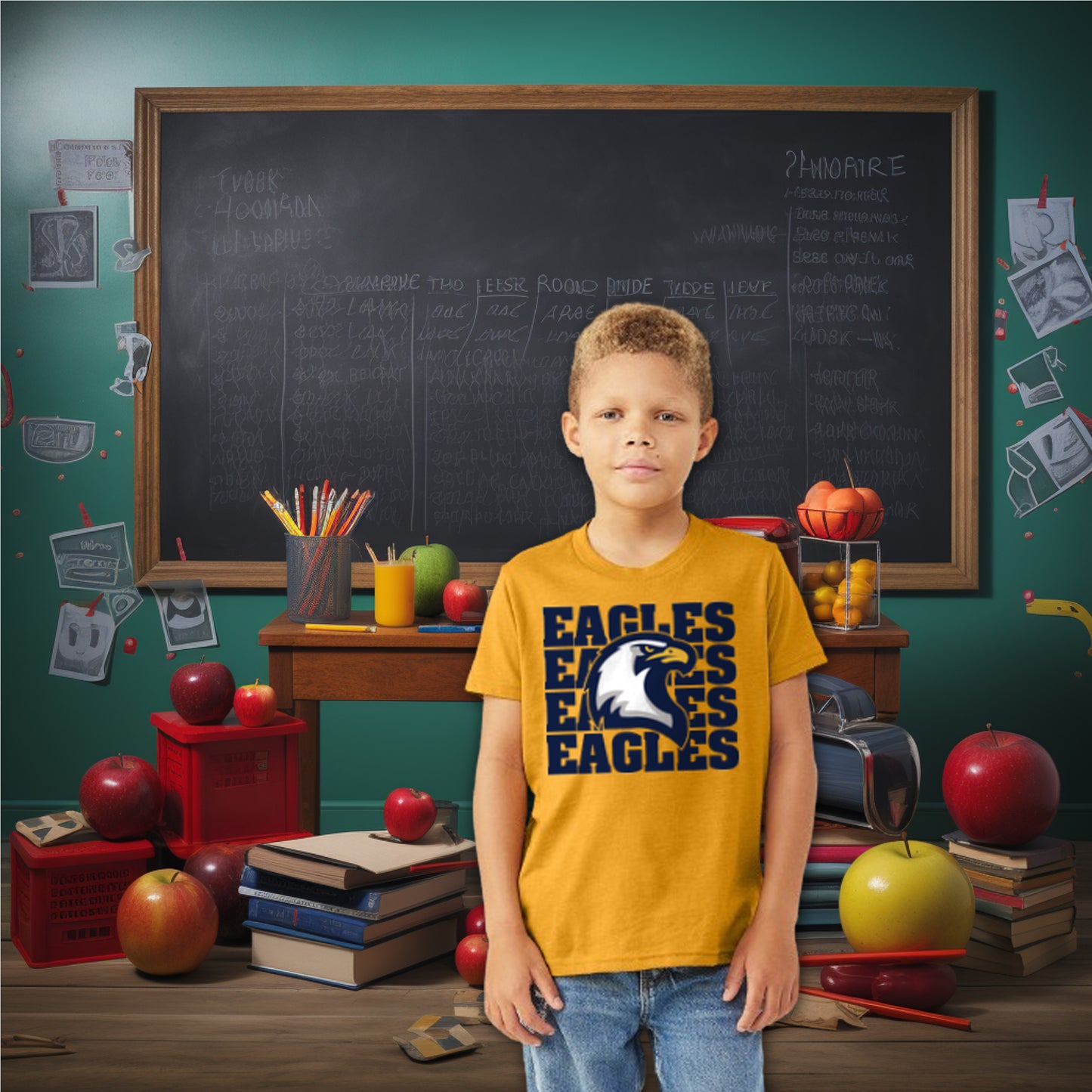 Eagles Stack T-shirt/Long Sleeve