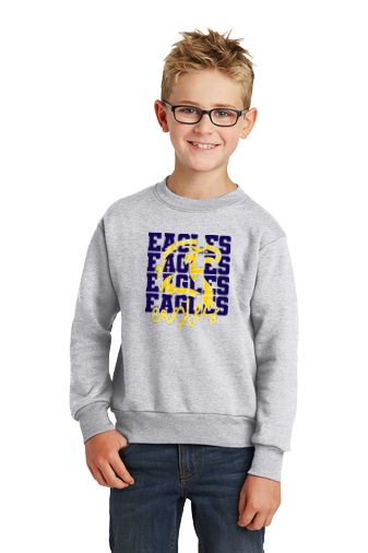 Eagles Stacked Hoodie/Crewneck