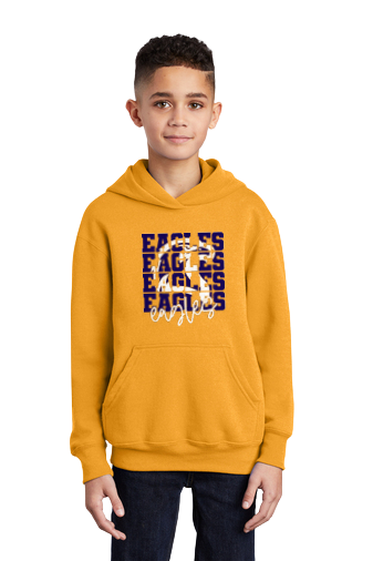 Eagles Stacked Hoodie/Crewneck