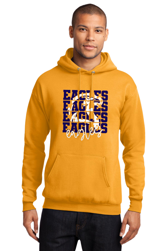 Eagles Stacked Hoodie/Crewneck