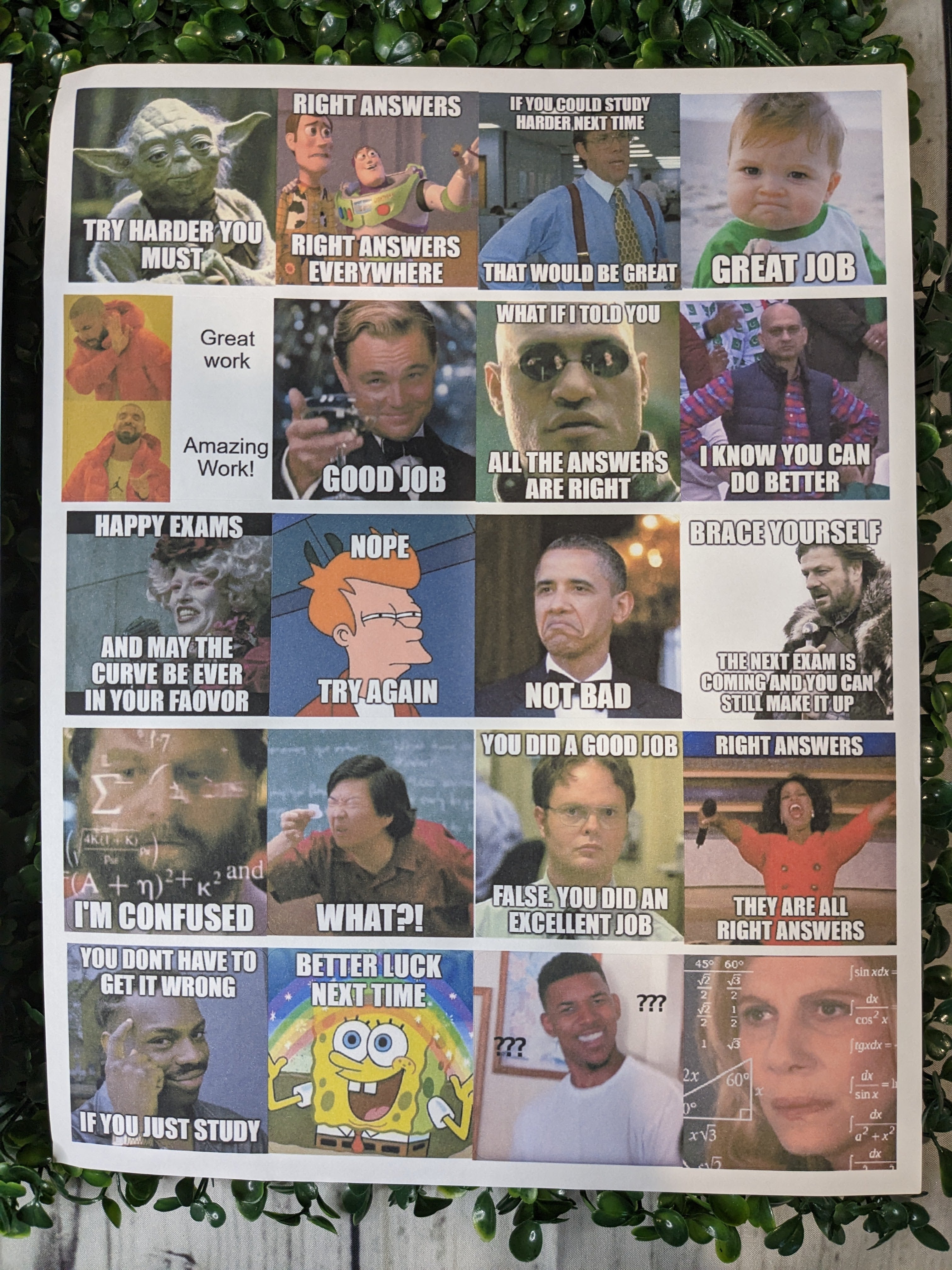 Teacher Grading Meme Stickers – Leslie Ann Art