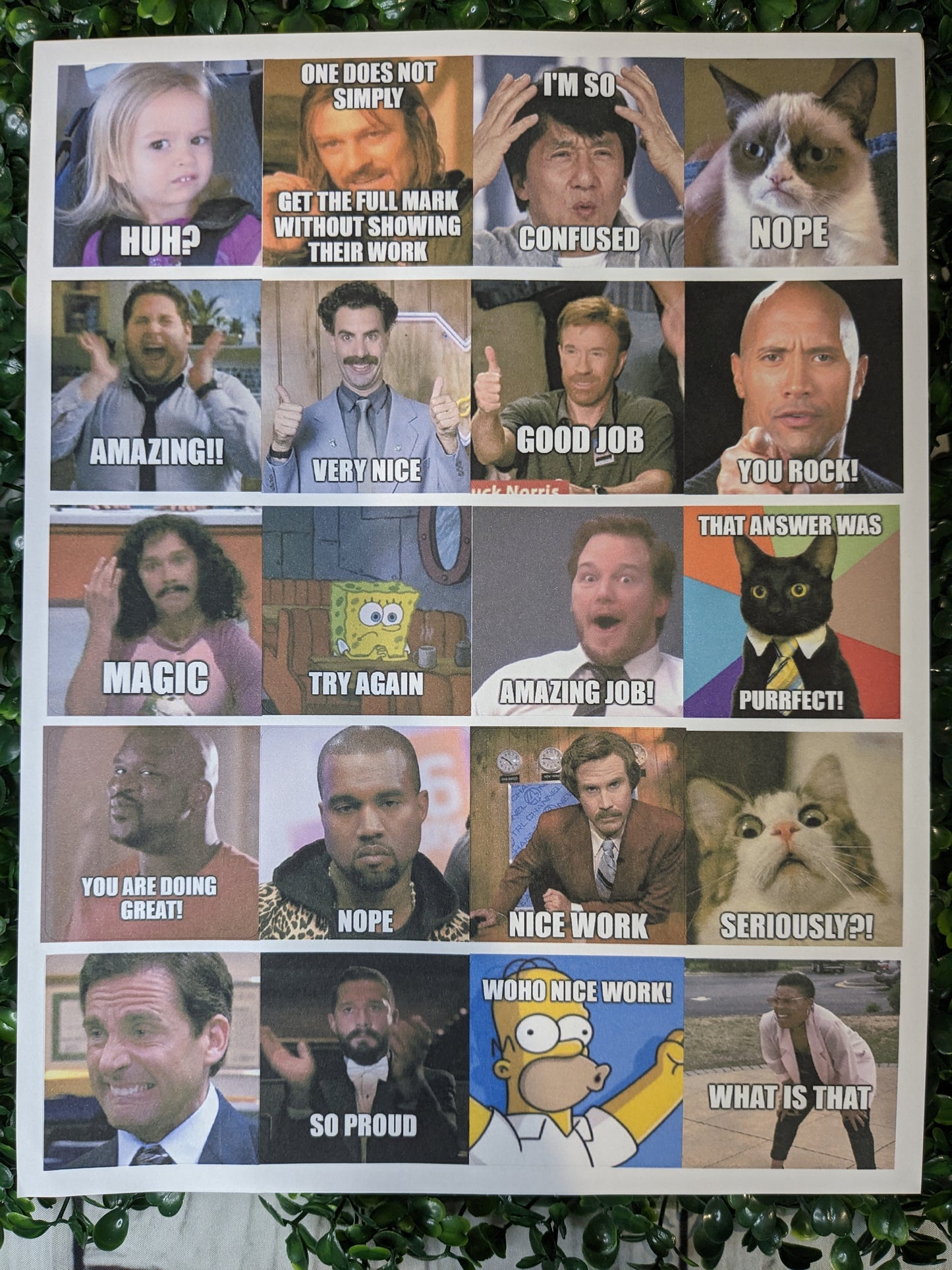Teacher Grading Meme Stickers